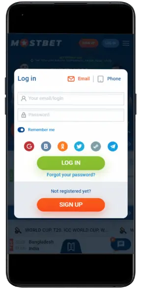 Mostbet Login App